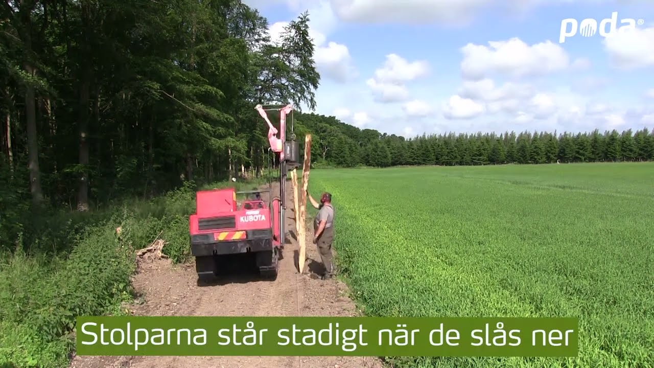 Montering av nätstängsel | Poda Stängsel
