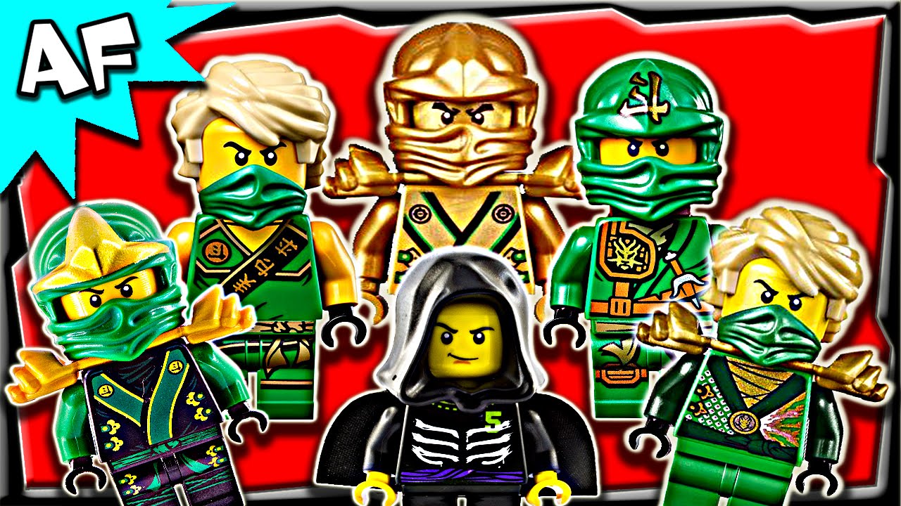 Lego Ninjago Lloyd GREEN NINJA Minifigures Complete Collection