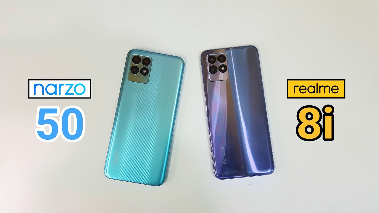 Narzo 50 vs Realme 8i - Speed Test