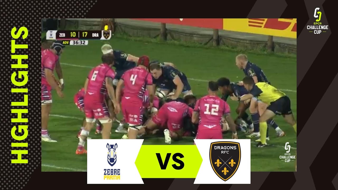 Last-Minute Drama?! 👀| Zebre Parma v Dragons RFC| EPCR Challenge Cup Instant Highlights