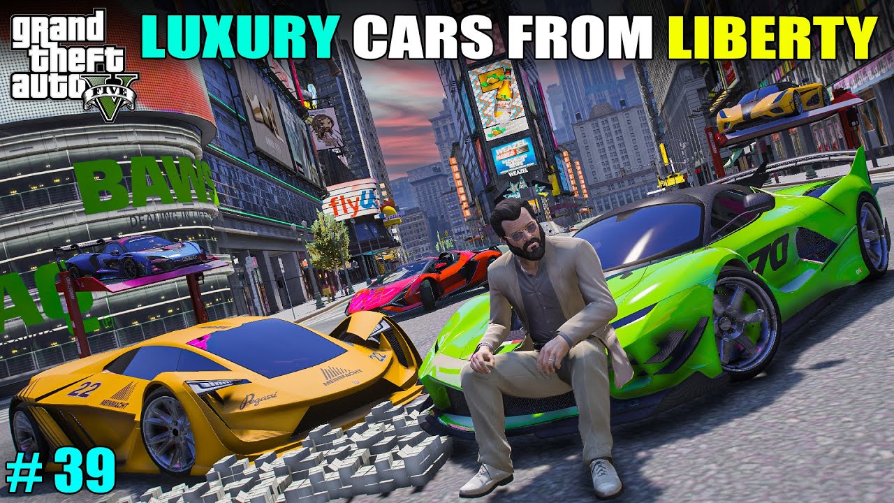 POWERFUL S.P.G SECURITY GOT LUXURY CARS FROM LIBERTY | GTA V GAMEPLAY | CLASSY ANKIT