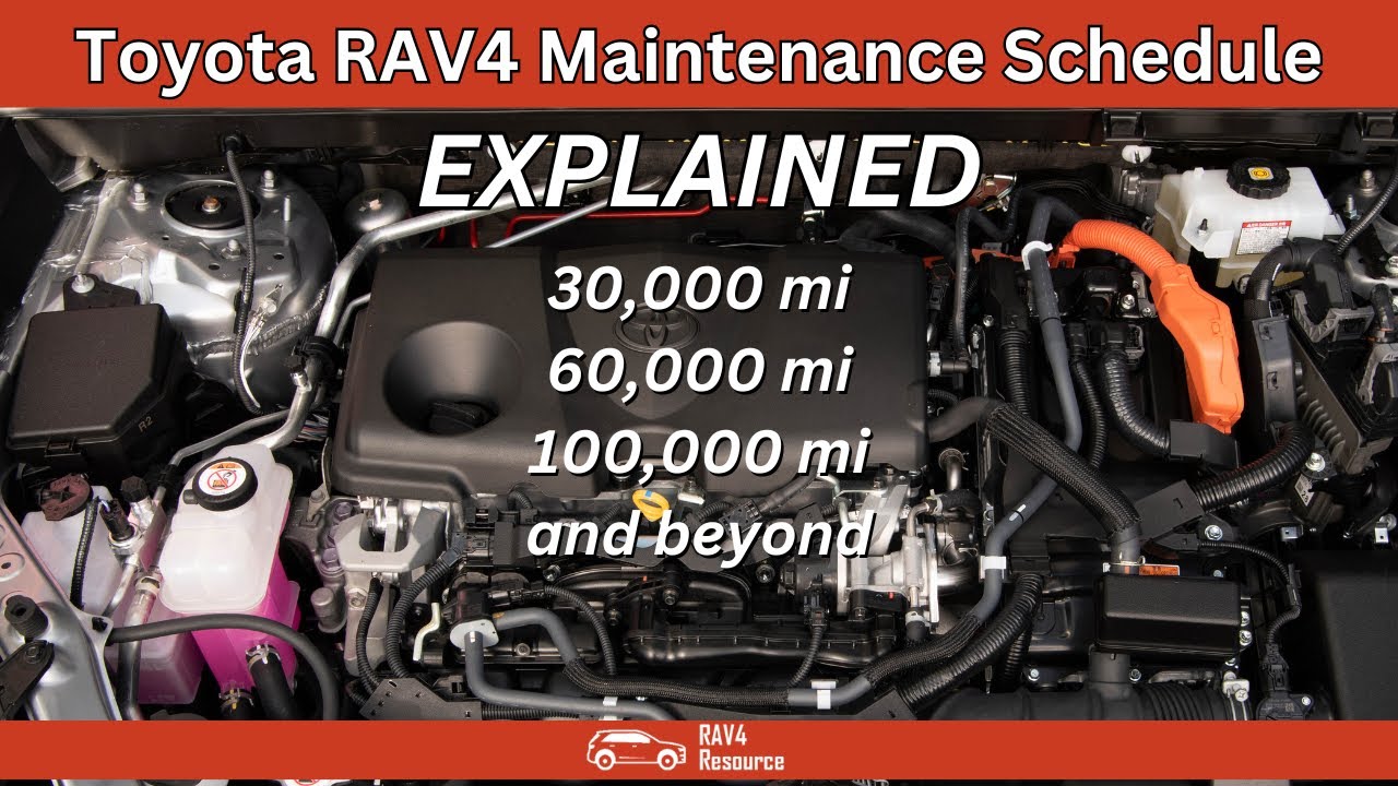 Toyota RAV4 Maintenance Schedule Explained - 30k, 60k, 100k+ Miles