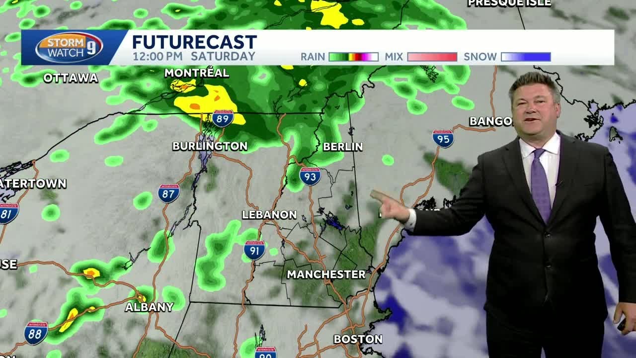Video: Warm day followed by weekend storms