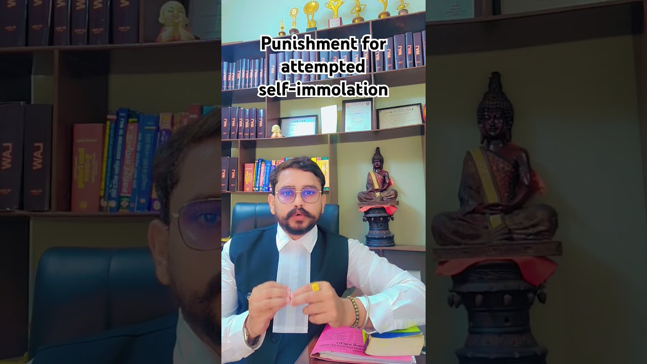 Punishment for attempted self-immolation #motivation #advocate #viralvideo #shorts #students #cyber