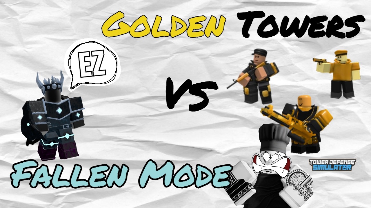 Gold Towers VS Fallen Mode - TDS - R0OGY