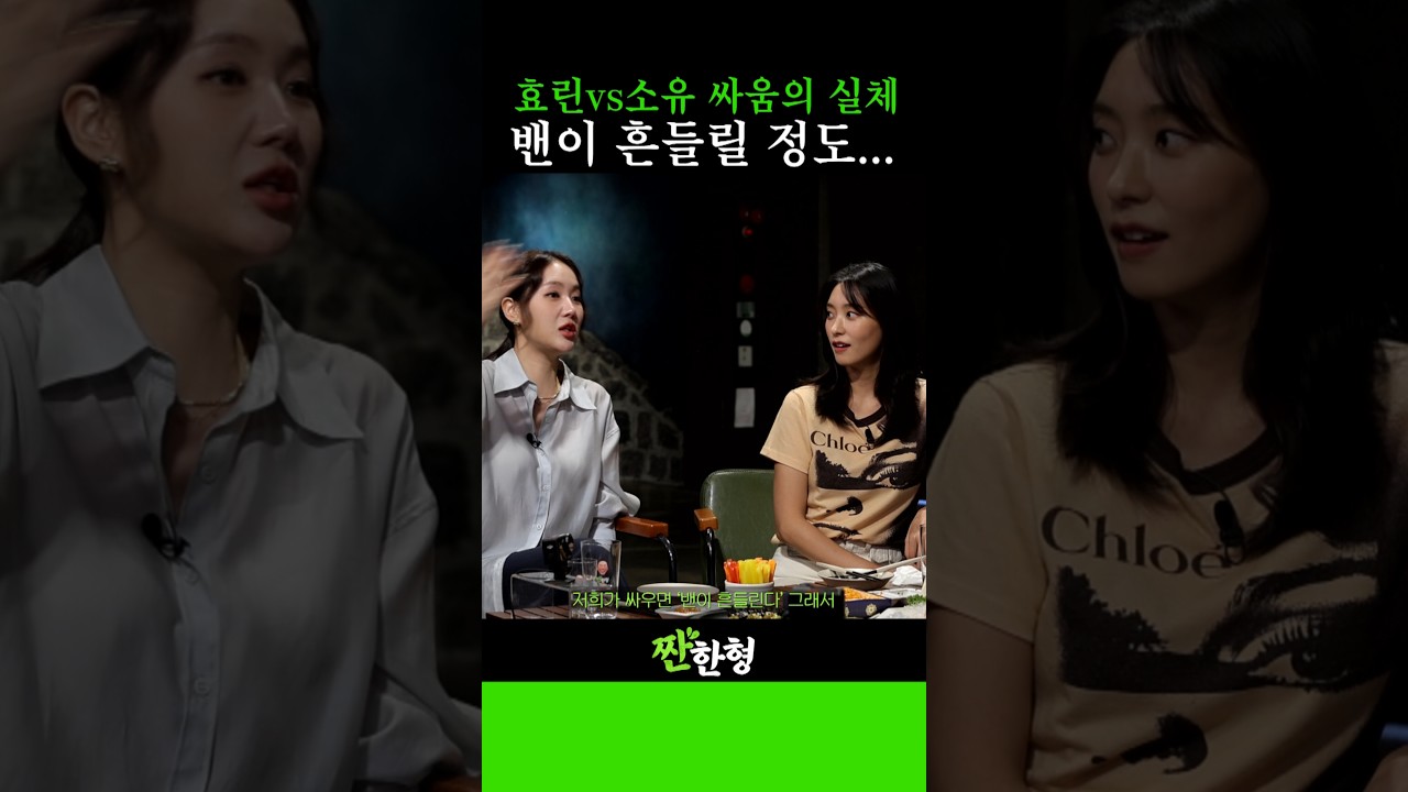 효린과 소유가 밴이 흔들릴 정도로 싸운 그날의 실체! #신동엽 #정호철 #짠한형 #소유 #보라