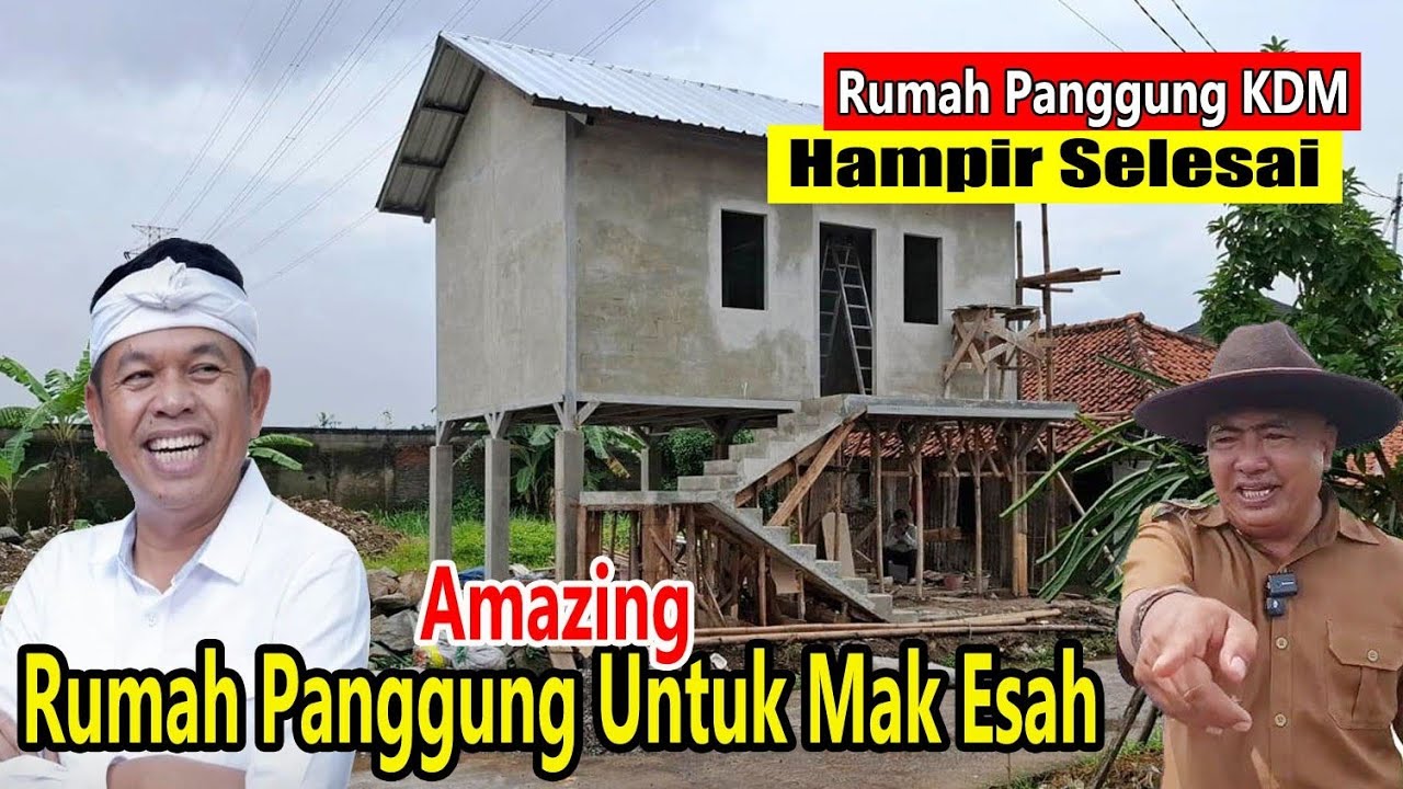 Luar Biasa - Rumah Panggung KDM untuk Mak Esah Hapir Selesai
