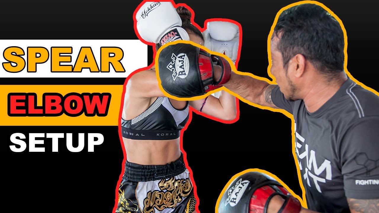 Muay Thai Spear Elbow Setup - By Chris Clodfelter of 8 Points Muay Thai