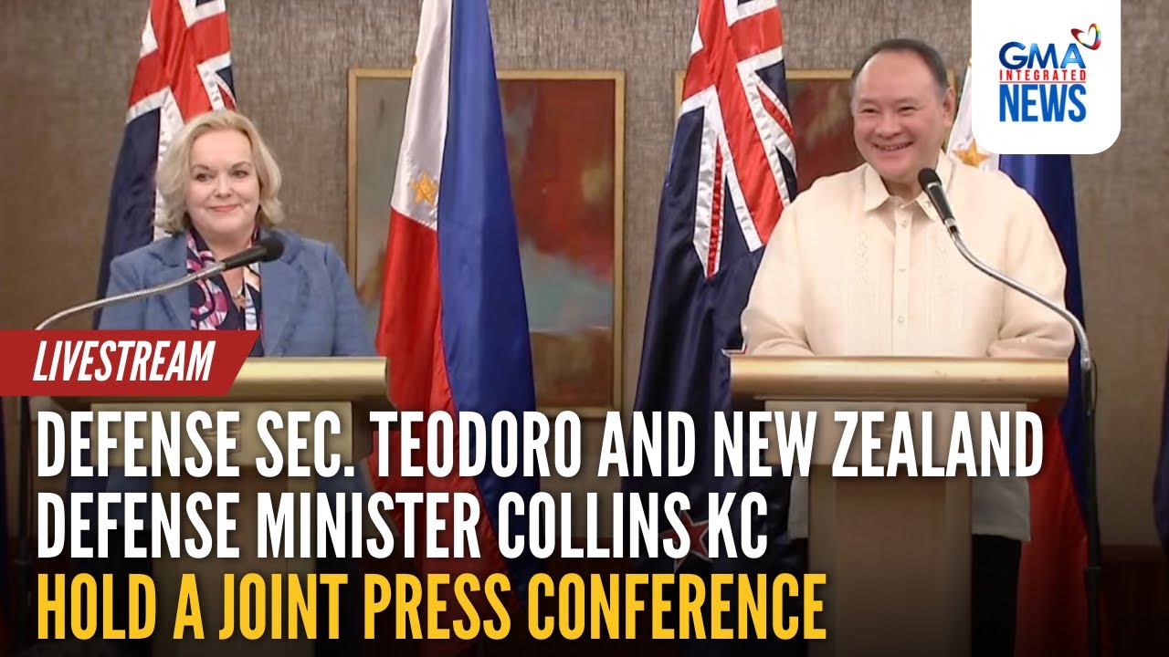 LIVE: Defense Sec. Teodoro and New Zealand Defense Minister... - Replay | GMA Integrated News