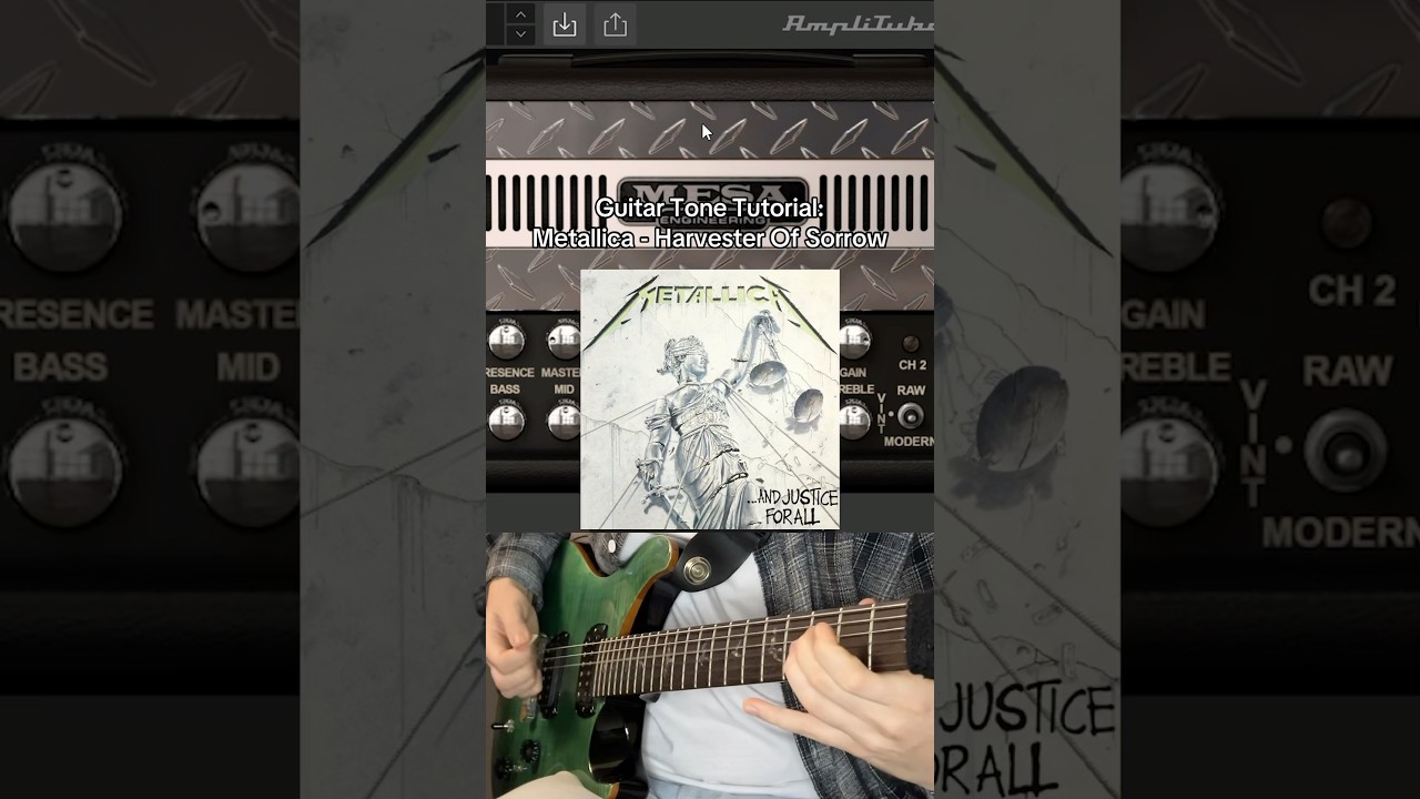 Guitar Tone Tutorial: Metallica - Harvester Of Sorrow &bull; #guitar #metallica #guitartone