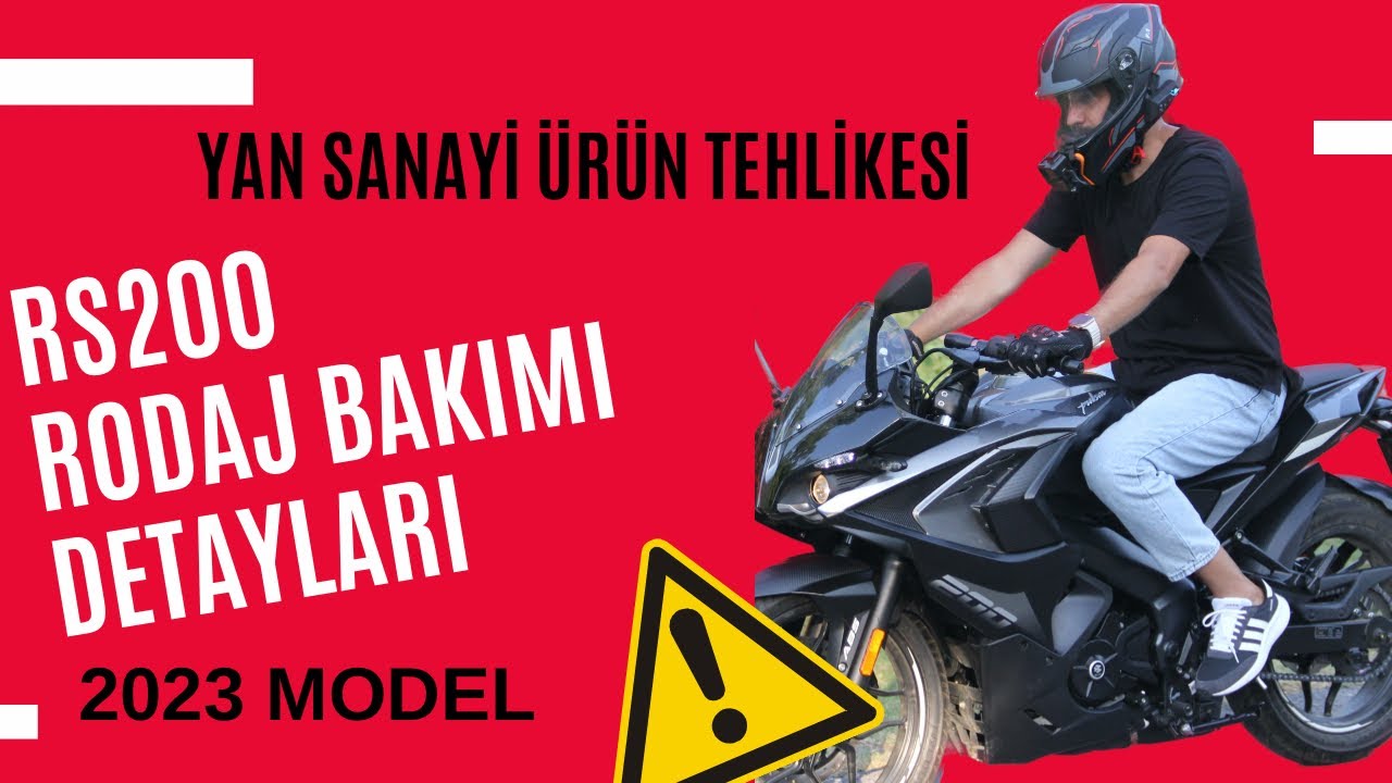 Bajaj Pulsar Rs200 Rodaj Bakımı - Rs200 Yağ ve Yağ Filtresi Değişimi  #motovlog #bajajrs200