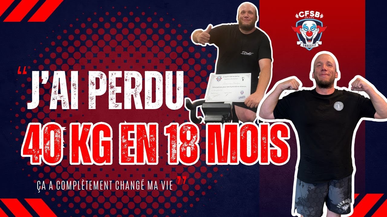 Dominique a perdu 40 kg en 18 mois et a changé sa vie avec CrossFit Samarobriva