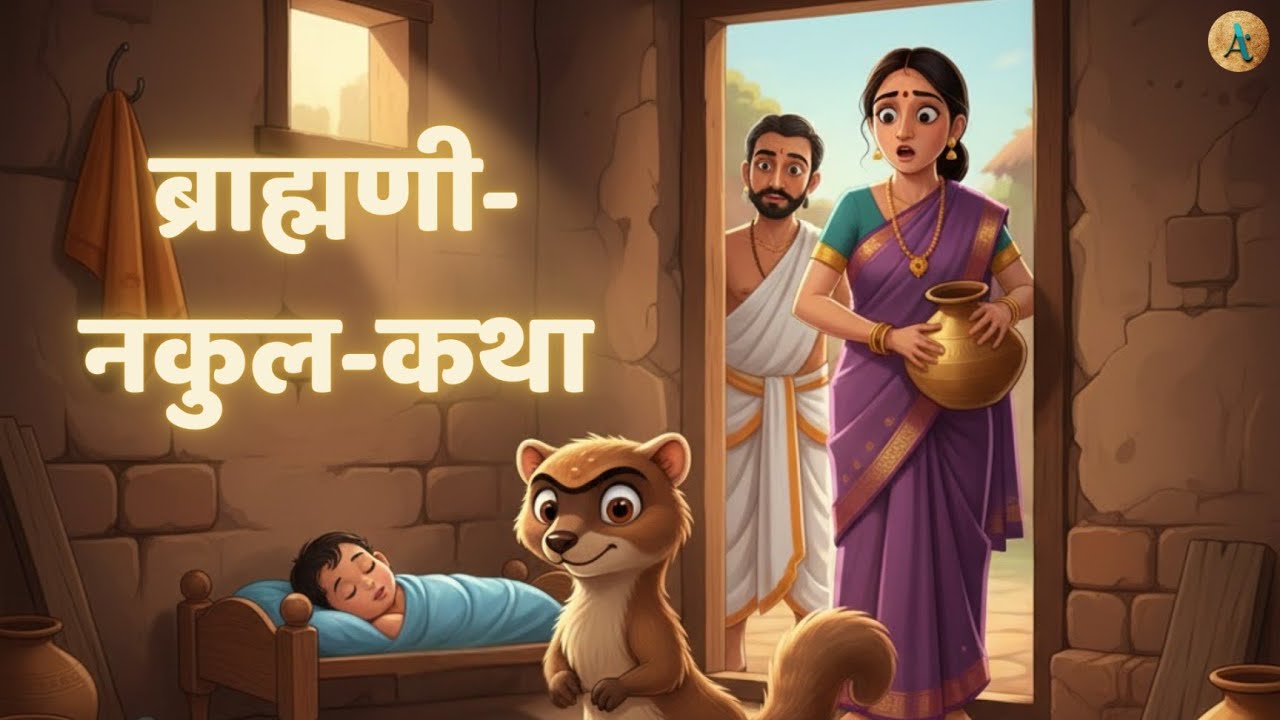 ब्राह्मणी-नकुल-कथा - Story of the Brahmani & the Mongoose