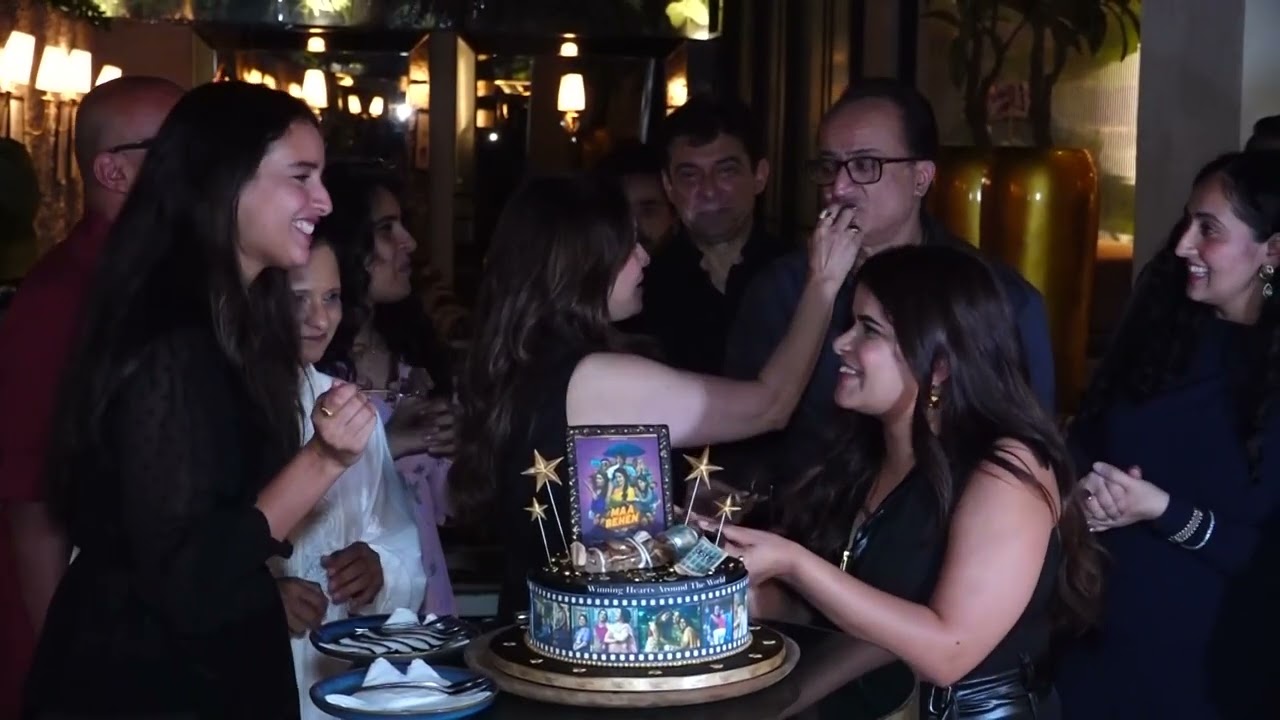 Triptii Dimri, Madhuri Dixit and cast celebrate success of Netflix&rsquo;s &lsquo;Maa Behen&rsquo;