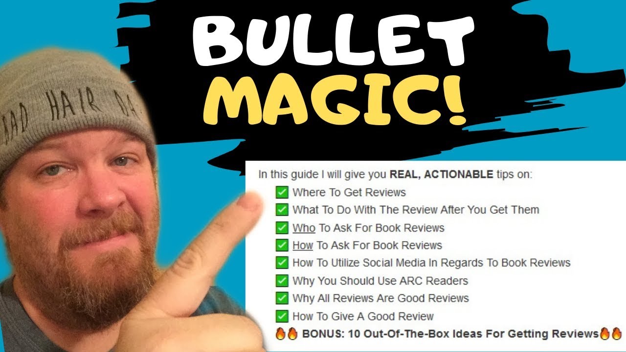 Book Description Bullet Points | How To Make Your Book Stand Out
