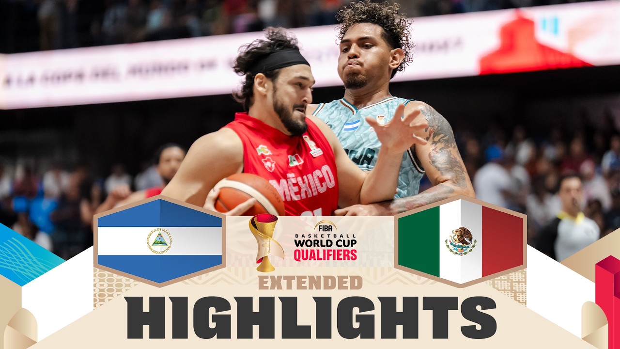 Nicaragua 🇳🇮 v Mexico 🇲🇽 | Extended Highlights | FIBA Basketball World Cup 2027 Americas Qualif.