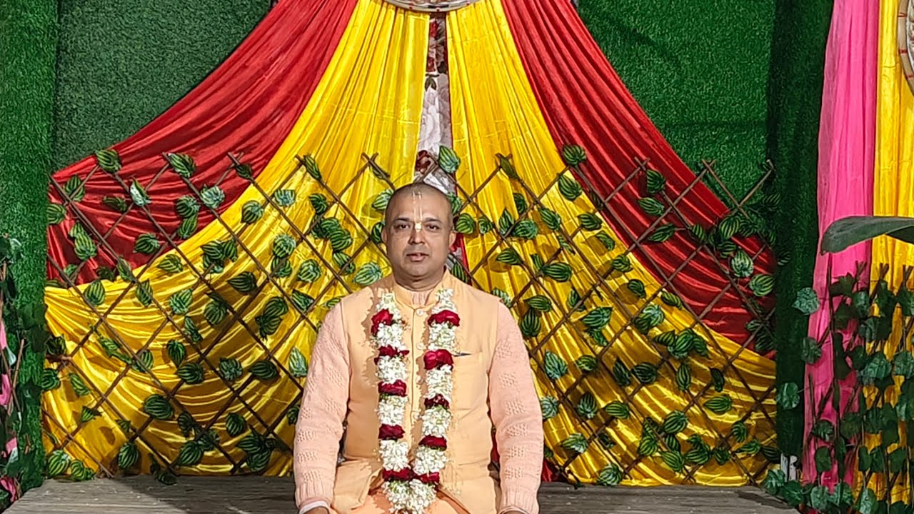 ISKCON গৌড় ভাগবত কথা সকালে শ্রীধাম মায়াপুরে 20 শে ফেব্রুয়ারি