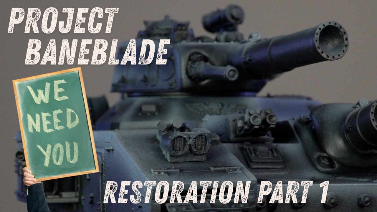 1999 called, they want their Bane Blade back! Let's restore this Warhammer beast first.
