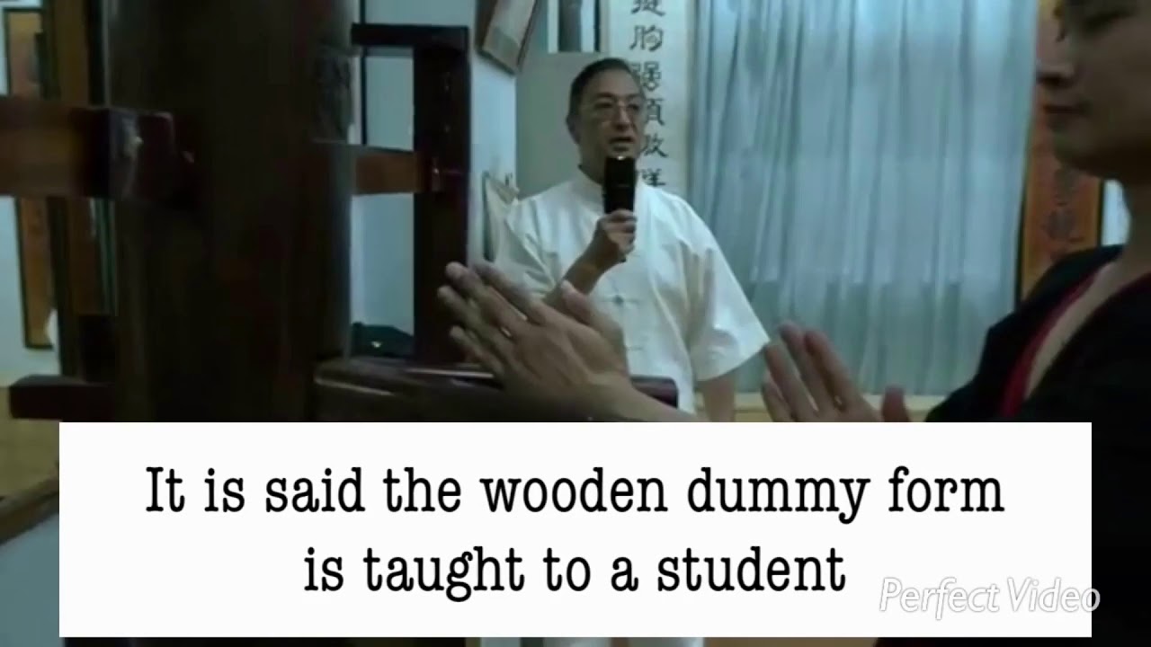 Leung Ting explains the Wing Tsun Wooden Dummy Form (English subtitled)