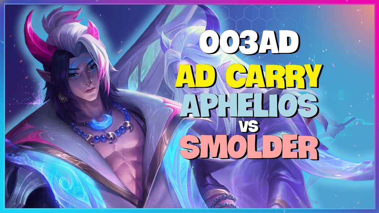 Rank 1 Aphelios : Kẻ Này Đang HỦY DIỆT Smolder Với Kiting THẦN THÁNH - Vietsub
