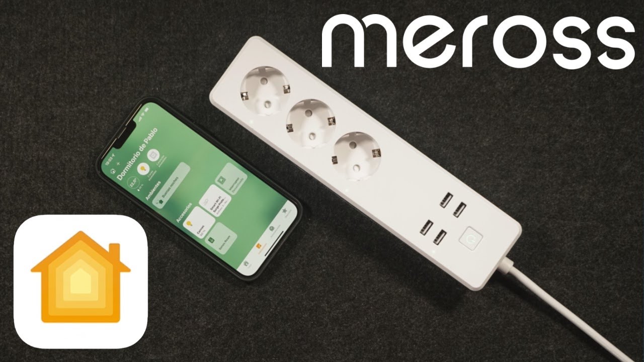 Regleta inteligente Meross para HomeKit