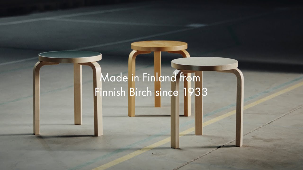 Discover the Making of Stool 60 | Designed by Alvar Aalto, Made in Finland by Artek