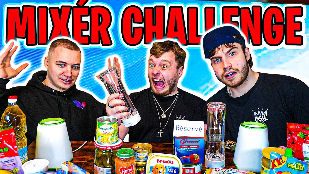 MIXÉR CHALLENGE S OGYM!😱 | Morry&@OGY&@BowTeaG&@tady_lukas​