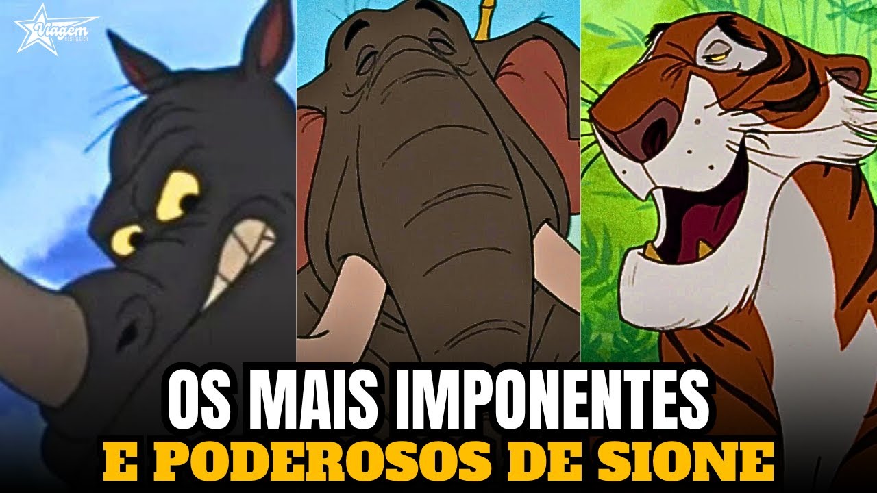 PERSONAGENS MAIS PODEROSOS DE MOGLI O MENINO LOBO!