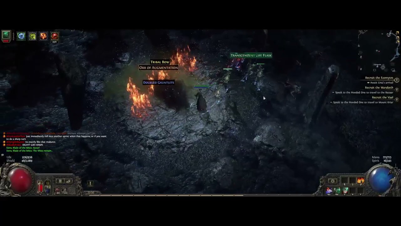 HC SSF - Siora, Blade of Mists - Infernalist - 1st Kill blind