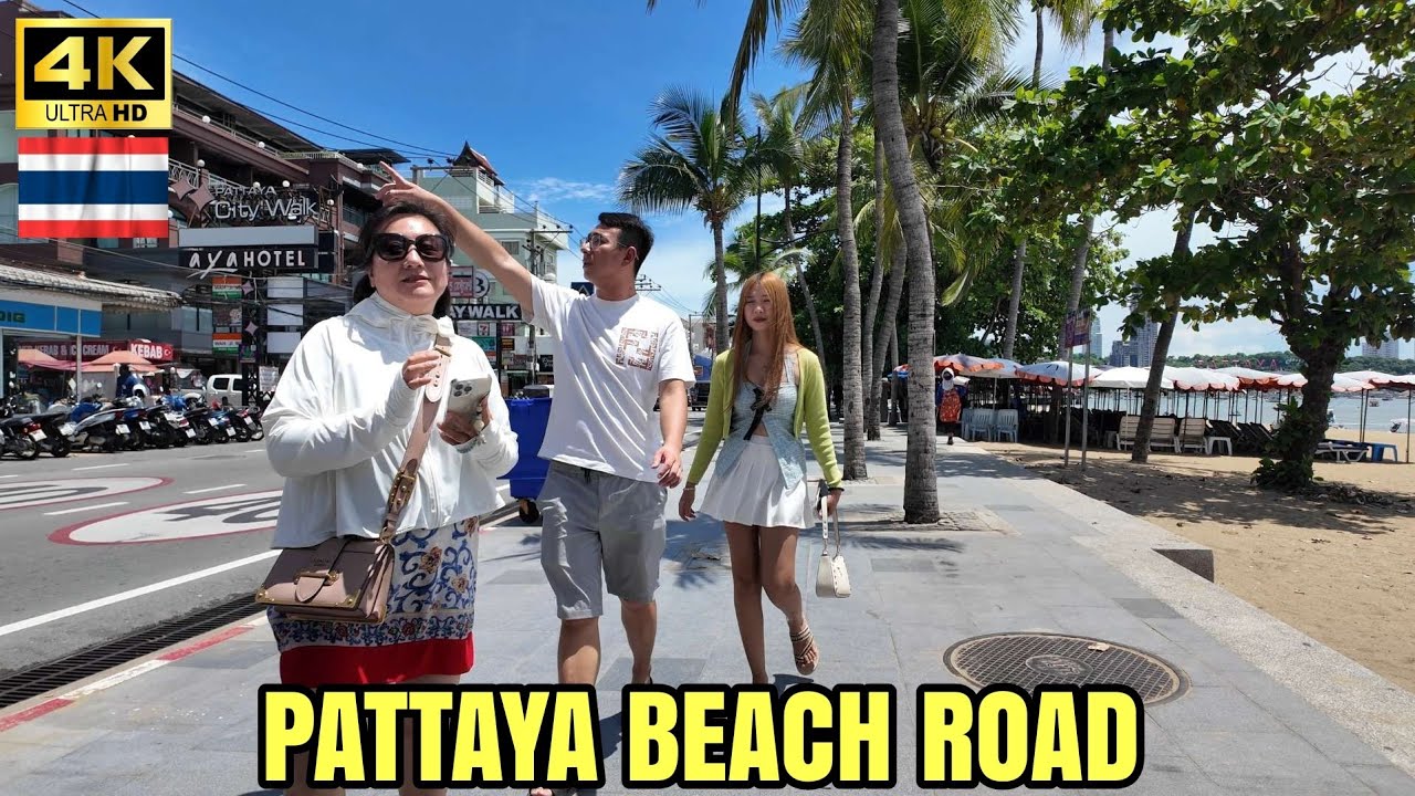 Guide to Pattaya Beach Road during the day