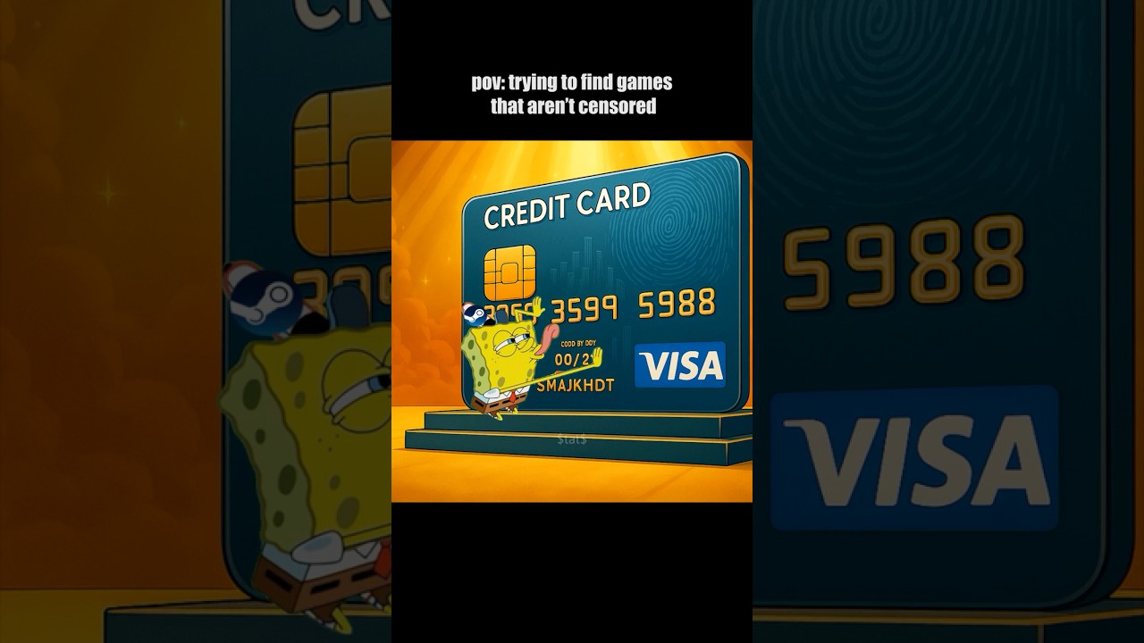 Gaming in 2025 😭💳 #Valve #Steam #Visa #Paypal