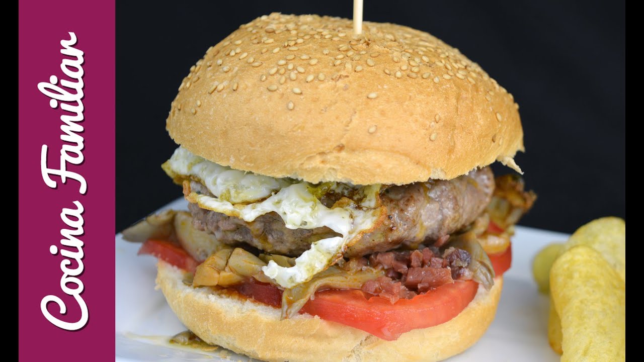 Hamburguesa casera de ternera, una hamburguesa fácil y sabrosa