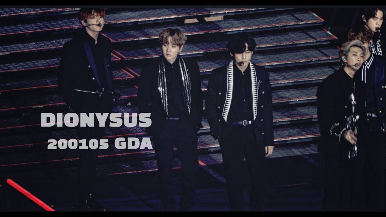 200105 GDA DIONYSUS BTS SUGA FOCUS 4K