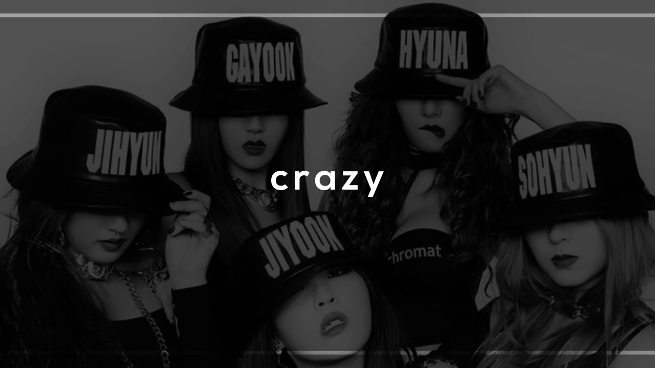 4minute - crazy (slowed + reverb)