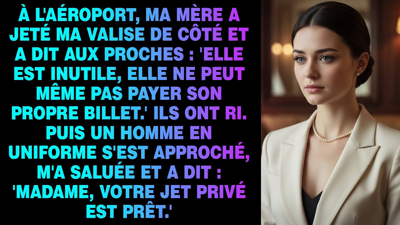 Moquée par ma mère à l'aéroport, puis un homme dit : 