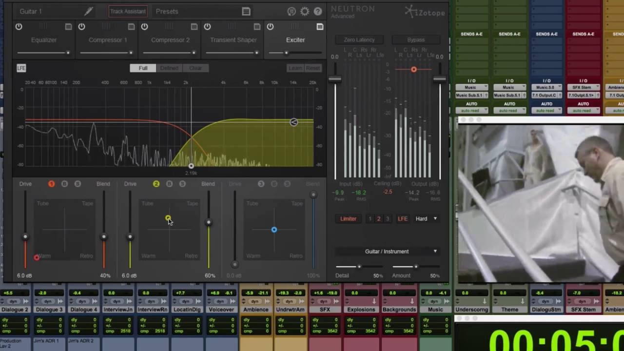 Audio post mixing with Neutron Advanced