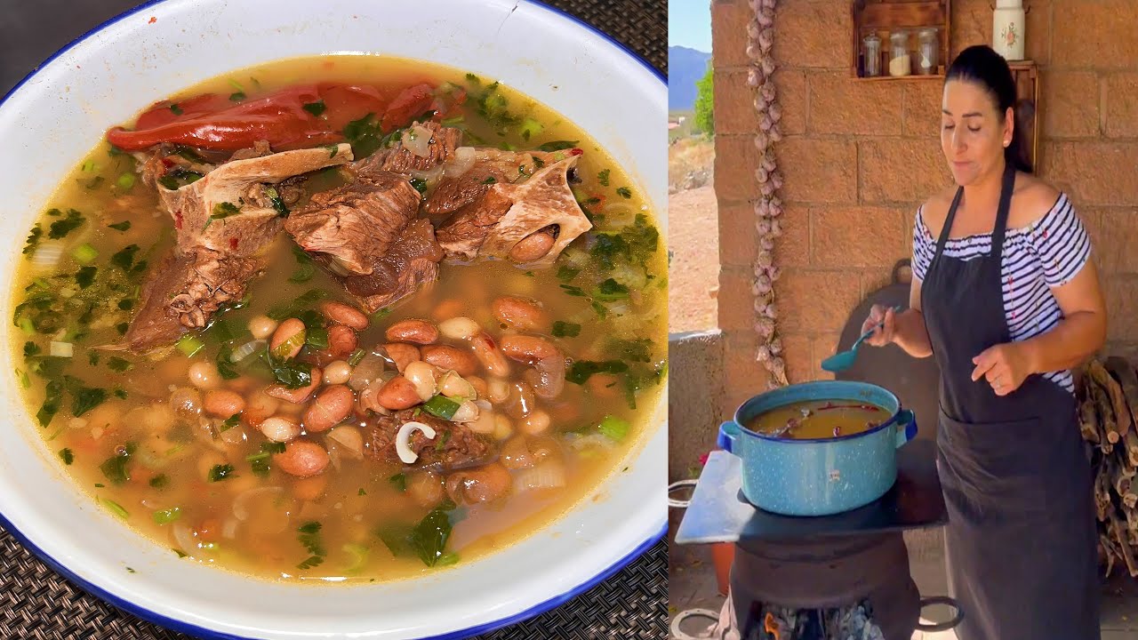 Frijoles con Hueso - Caldo Sonorense - La Herencia de las Viudas