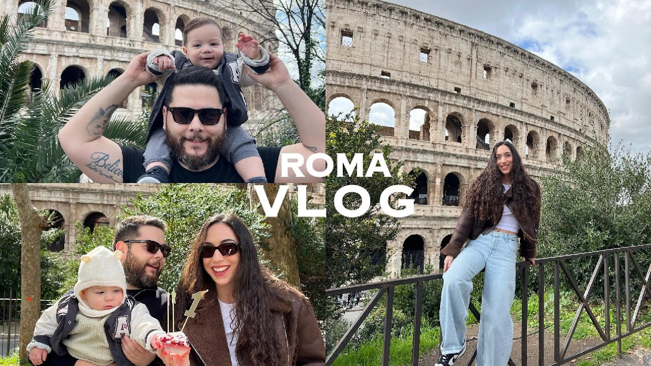ROMA🍕 Bizimle bol yemeli bol gezmeli 3 gün. Uraz'ın 1. yaş günü.