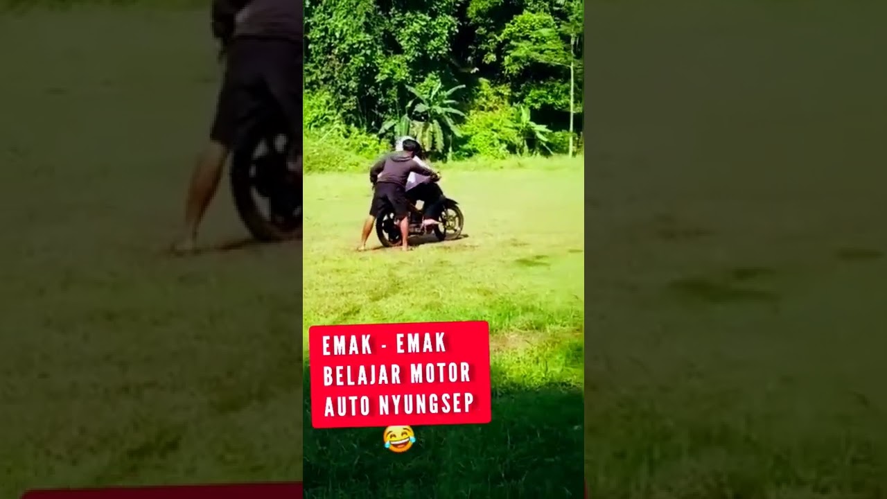 EMAK EMAK BELAJAR MOTOR AUTO NYUNGSEP BIKIN KETAWA NGAKAK ⁉️ #Short