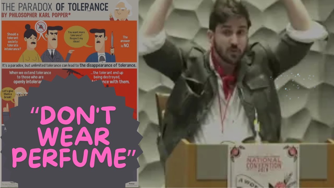 Don't wear perfume! ~ Paradox of Tolerance / Inclusion