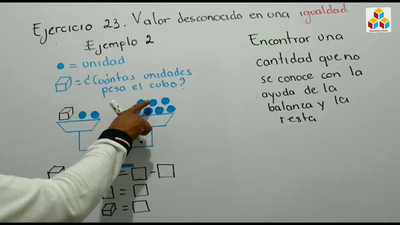 Ejercicio 23: Valor desconocido en una igualdad