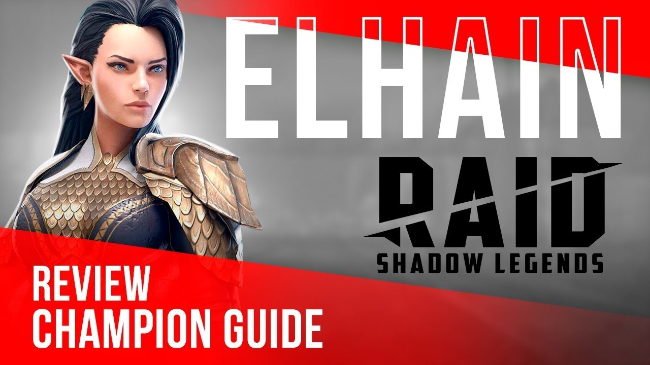 Elhain Build, Masteries, Guide🔥RAID Shadow Legends🔥The Best Beginner's Team