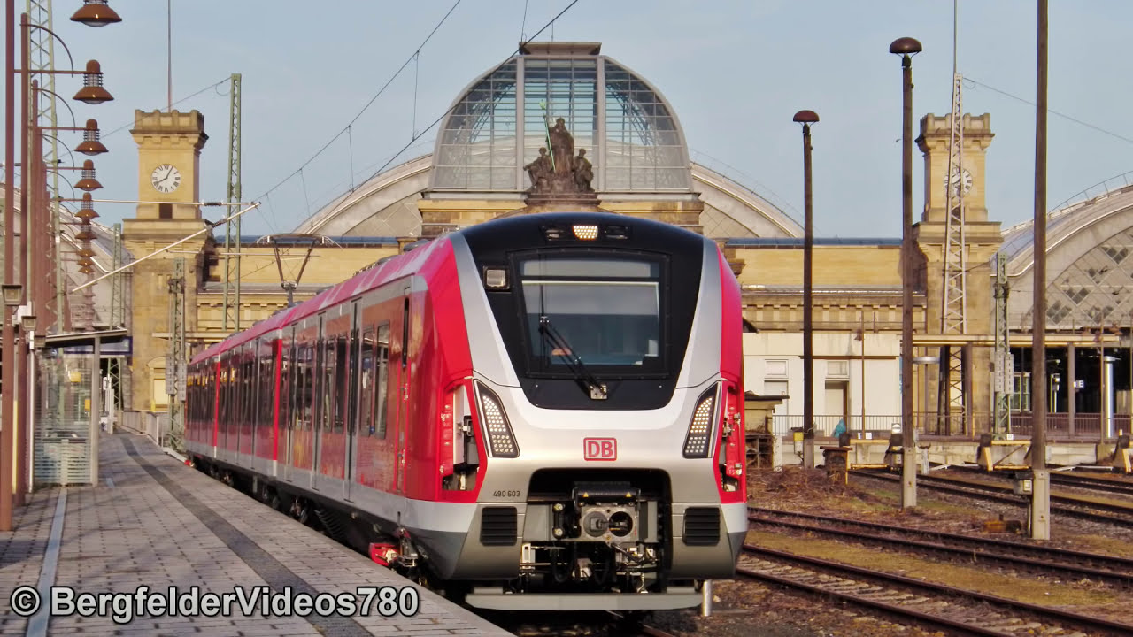 Dresden Hbf [#03] 🔹 Hamburgs neue S-Bahn (ET 490 103) zu Gast in Dresden - Testfahrten in Aktion!
