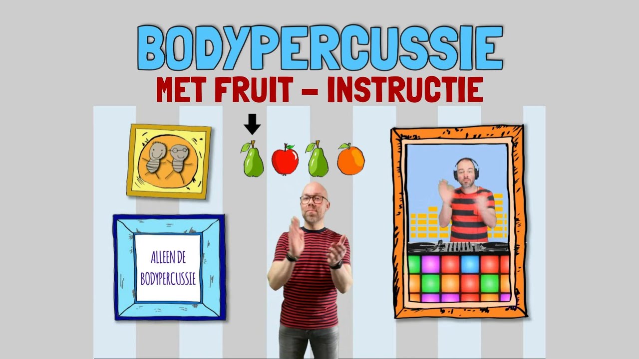 Bodypercussie met fruit - Midden- en bovenbouw - Instructie versie - Ritmes klappen - In de klas