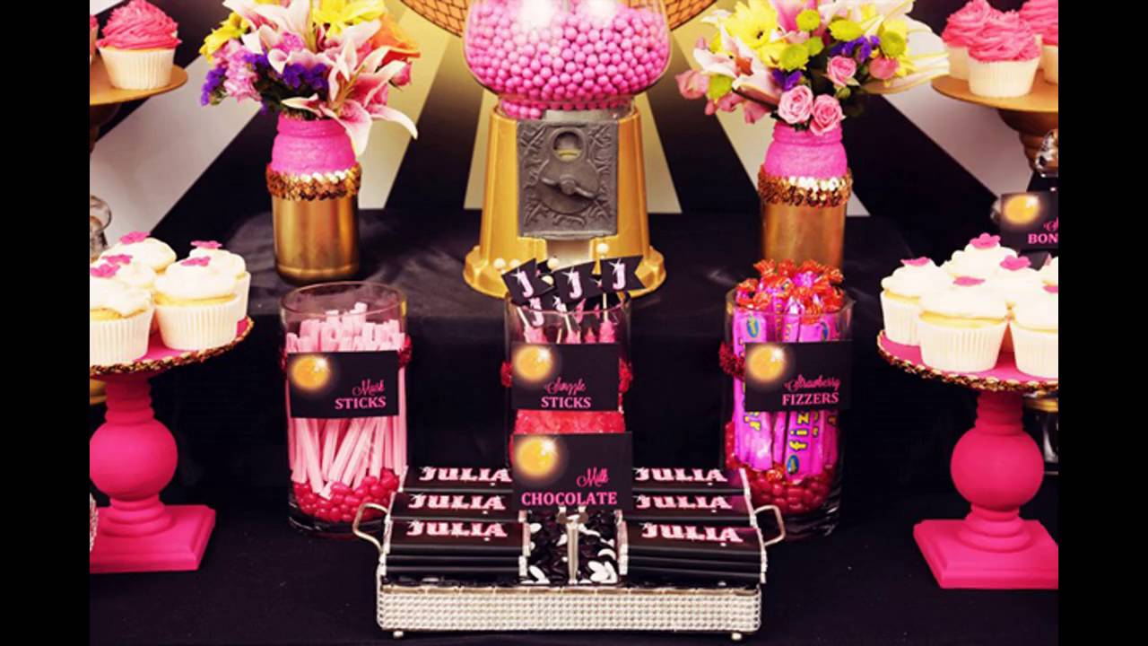 Disco party themed decorating ideas