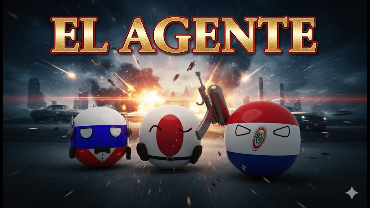 EL AGENTE 🇵🇾 - Countryballs 3D #chipin18 #countryballs