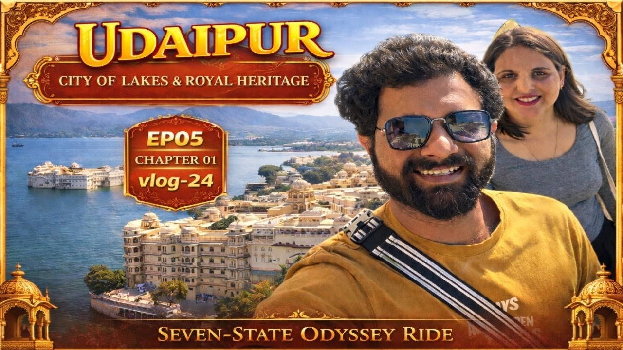 Udaipur 😍 | City of Lakes & Royal Heritage | Couple Bike Ride | Tulu Vlog with Subtitle 🔥