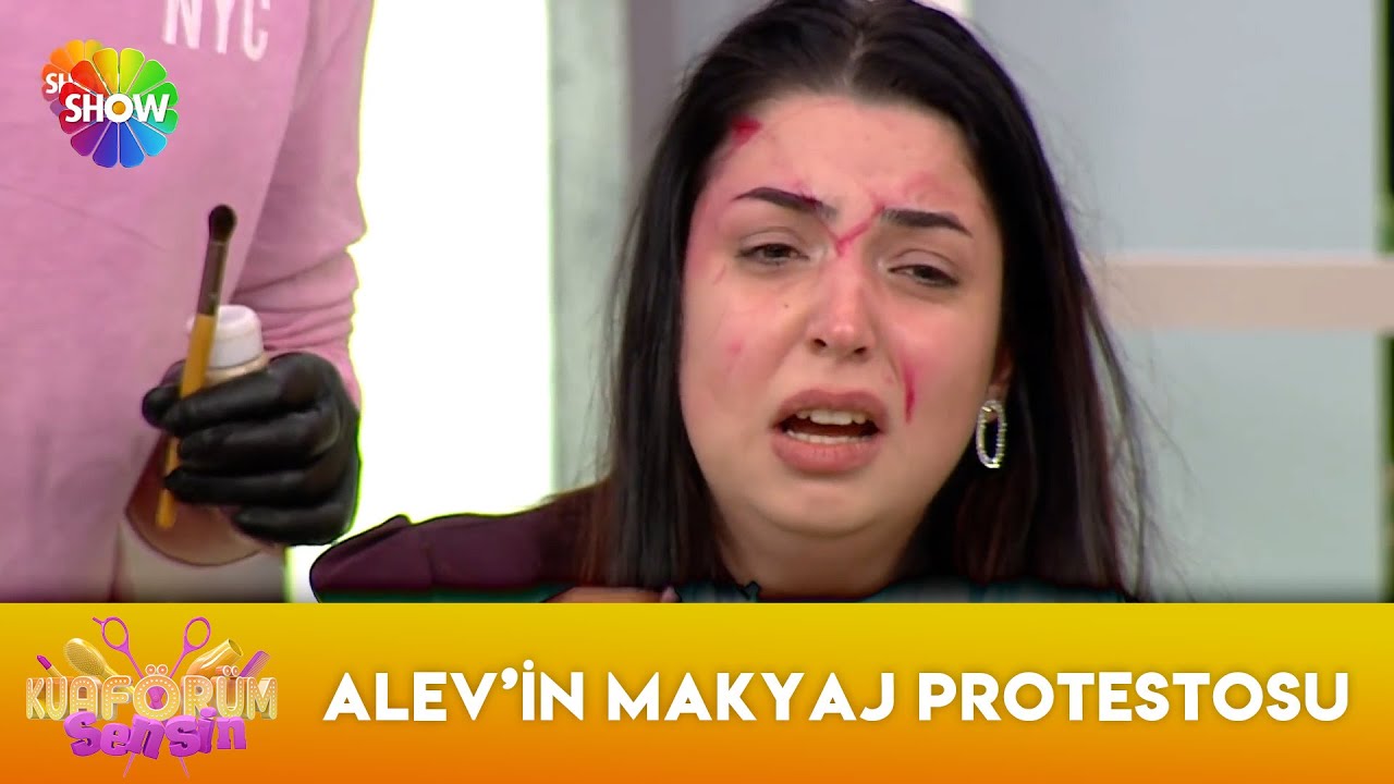 Alev makyaj için zaman kalmayınca protesto etti | Kuaförüm Sensin 8. Bölüm
