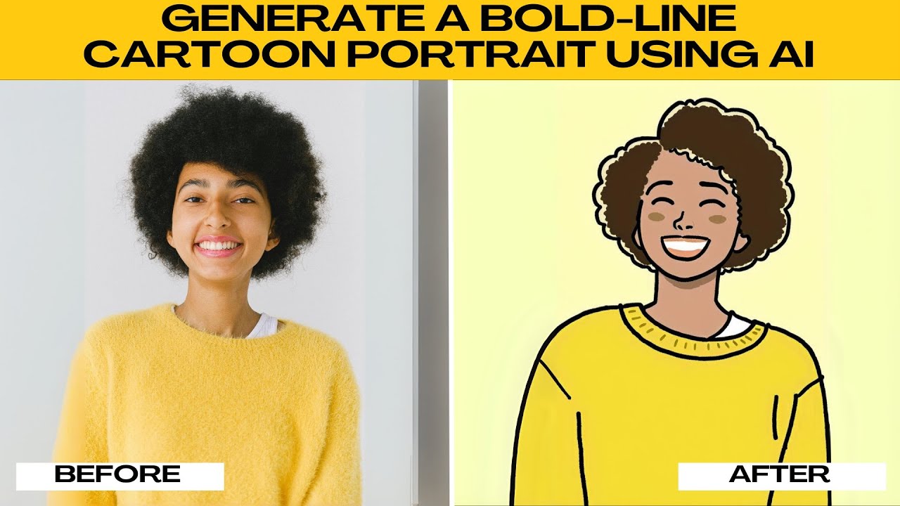 How to Make Yourself a Classic Cartoon Drawing from a Photo Using AI | 