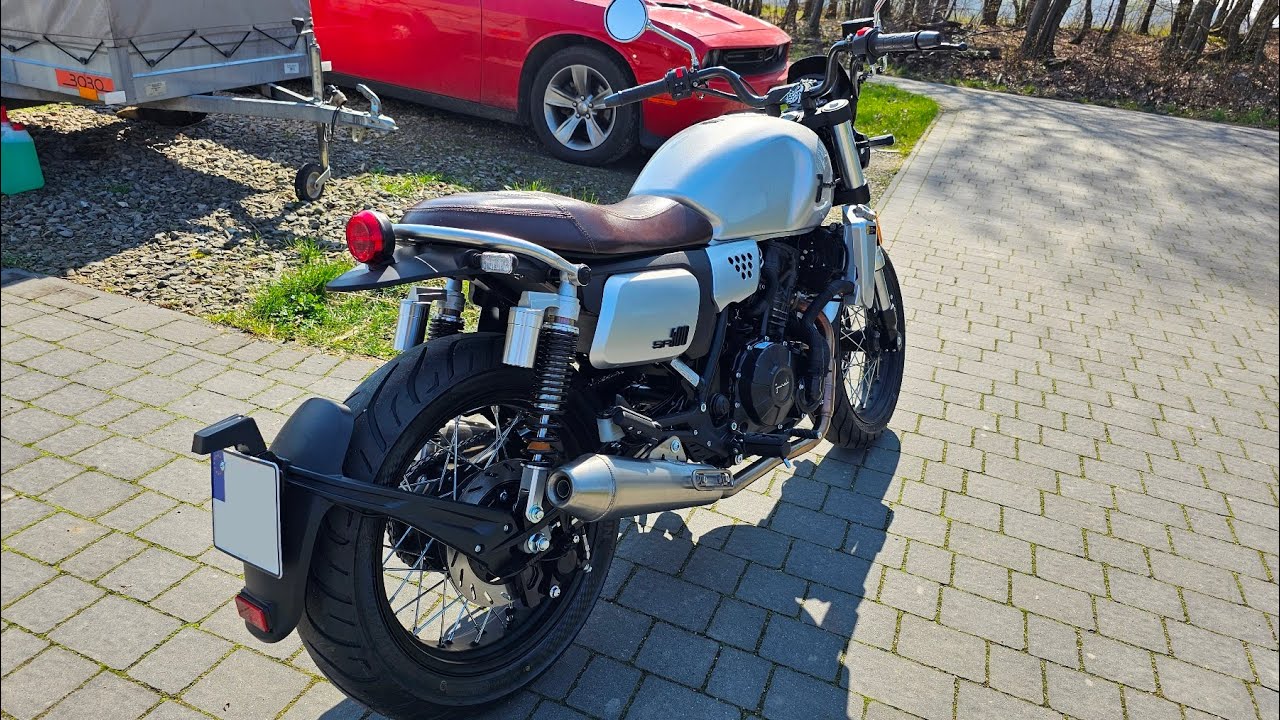 Wydechy Junak SR 400 aka Zongshen Cyclone RE3 Exhaust Stock Sound